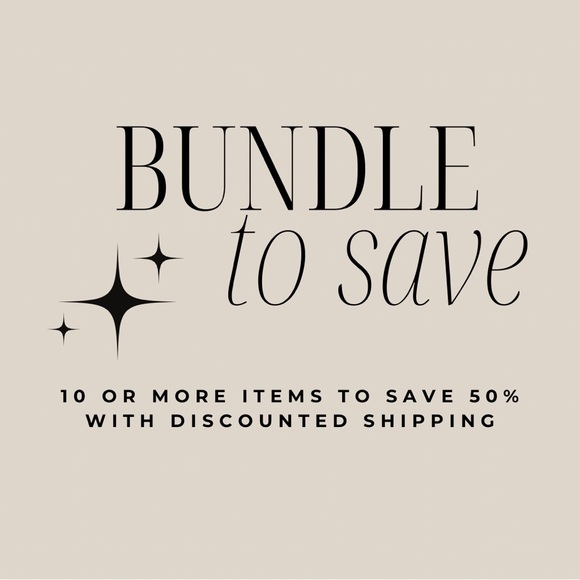 BUNDLE 10 OR MORE ITEMS TO SAVE 50%! - Picture 1 of 1